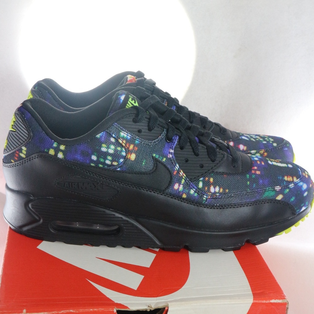 NIKE Air Max 90 Premium 'City Lights' Sneakers Sz 11.5 US Men - Picture 4 of 8